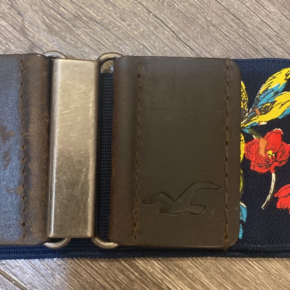 Floral hollister 24 inch (un stretched ) print cinch belt clasp - Picture 2 of 4